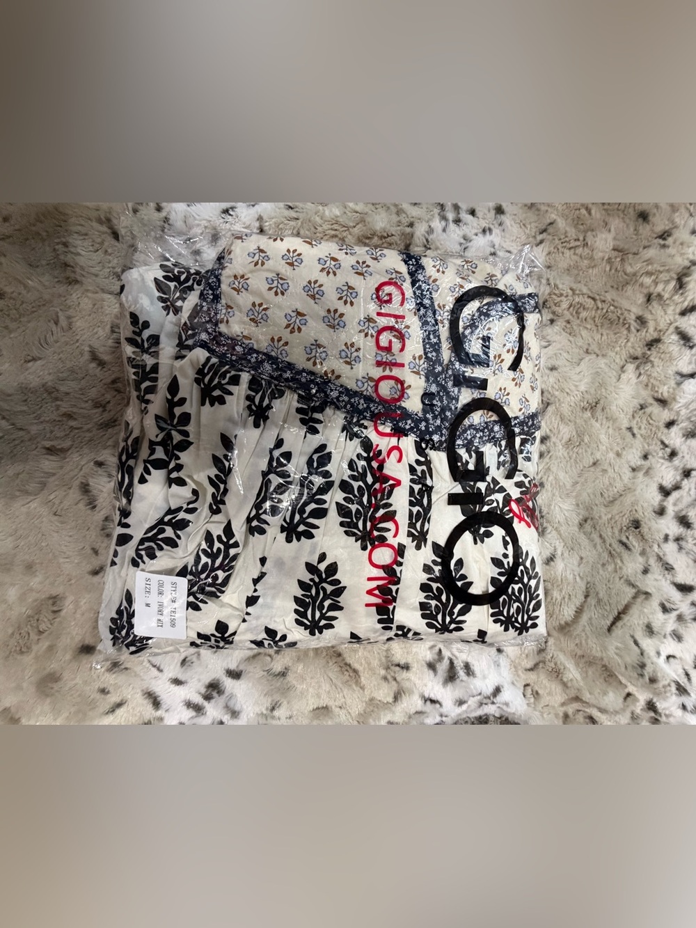 NWT Gigio Cotton Printed Dress - Picture 16 of 16